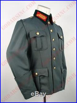WW2 German General Pattern Field-grey Gabardine Dress Tunic (Feldrock) XXL