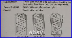 WW2 German General's shoulder boards Repro