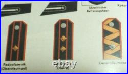 WW2 German General's shoulder boards Repro