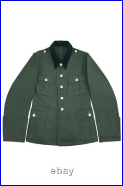 WW2 German Heer / Elite M36 Officer Summer HBT Service Tunic Jacket