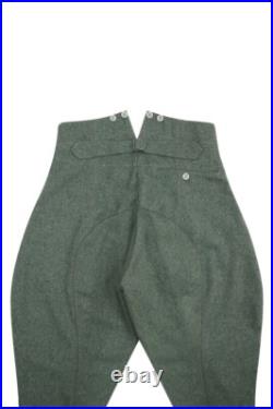 WW2 German Heer/Elite M40 Field Grey Wool Mounted Troops Riding Breeches II