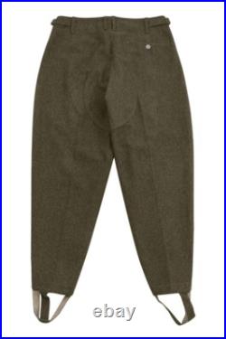 WW2 German Heer / Elite M42 Brown Wool Trousers