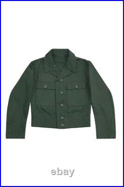 WW2 German Heer / Elite M44 EM Summer HBT Reed Green Field Tunic