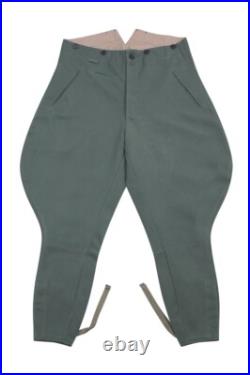 WW2 German Heer / Elite Officer Fieldgrey Gabardine Breeches WW2 German Heer / Elite Officer Fieldgrey Gabardine Breeches
