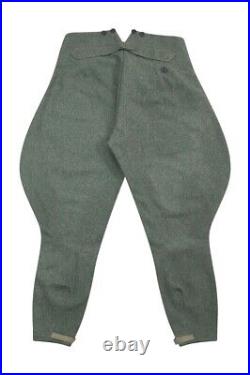 WW2 German Heer / Elite Officer Fieldgrey Wool Breeches