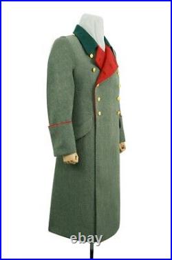 WW2 German Heer General Fieldgrey Wool Greatcoat With Pipe