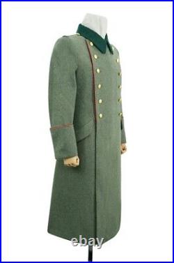 WW2 German Heer General Fieldgrey Wool Greatcoat With Pipe