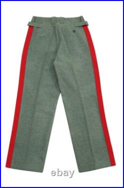 WW2 German Heer General Fieldgrey Wool Straight Trousers