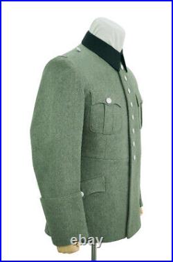 WW2 German Heer M27 Officer Wool service tunic Jacket II XL