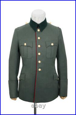 WW2 German Heer M28 General Gabardine piped service tunic jacket I S