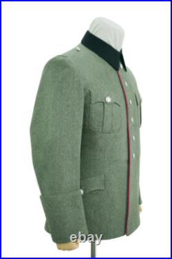 WW2 German Heer M28 Officer panzer Wool piped service tunic I
