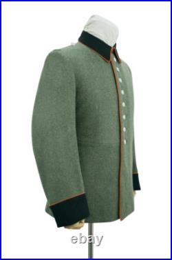 WW2 German Heer M35 field police Officer waffenrock Wool piped tunic