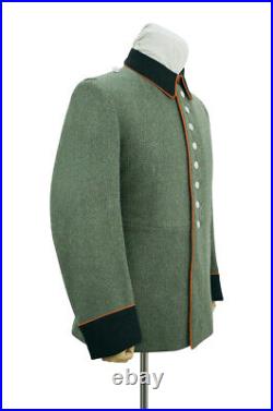 WW2 German Heer M35 field police Officer waffenrock Wool piped tunic XL