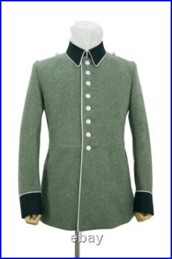 WW2 German Heer M35 infantry Officer waffenrock Wool piped tunic