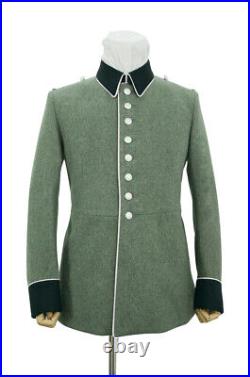 WW2 German Heer M35 infantry Officer waffenrock Wool piped tunic M