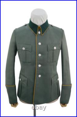 WW2 German Heer M36 Officer cavalry / recon Gabardine piped service tunic