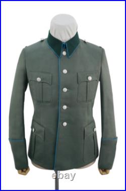 WW2 German Heer M36 Officer transport unit Gabardine piped service tunic