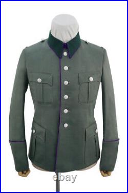 WW2 German Heer M41 Officer chaplains Gabardine piped service tunic