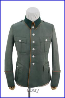 WW2 German Heer M41 Officer field police Gabardine piped service tunic