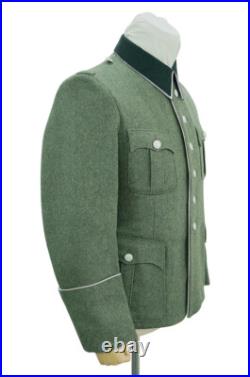 WW2 German Heer M41 Officer infantry Wool piped service tunic WW2 German Heer M41 Officer infantry Wool piped service tunic