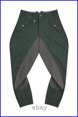 WW2 German Heer M44 HBT Reed Green Mounted Troops Riding Breeches I