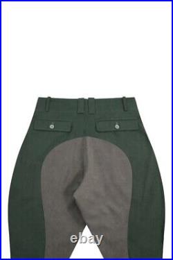 WW2 German Heer M44 HBT Reed Green Mounted Troops Riding Breeches I