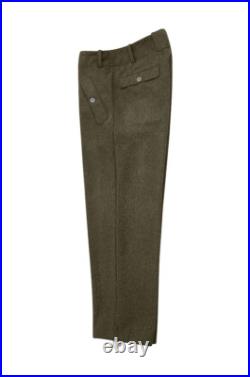 WW2 German Heer M44 brown wool trousers