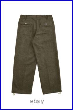 WW2 German Heer M44 brown wool trousers