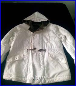 WW2 German Heer Splinter a Winter Parka Padded White Reverse, size medium WW2 German Heer Splinter a Winter Parka Padded White Reverse, size medium