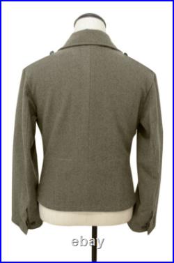 WW2 German Heer assault gunner brown wool wrap jacket