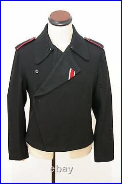 WW2 German Heer panzer black wool wrap/jacket