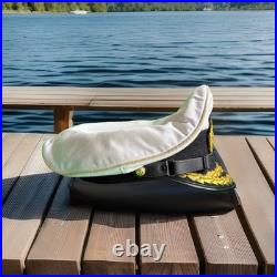 WW2 German Kreigsmarine Navy Admiral Captains Officer Uboat Visor Hat Cap Sz 58