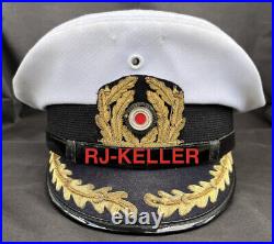 WW2 German Kreigsmarine Navy U-Boat Captain Officers Hat Cap (Converted) Sz57