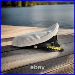 WW2 German Kreigsmarine Navy Uboat Captains Senior Officer Visor Hat Cap Sz 57