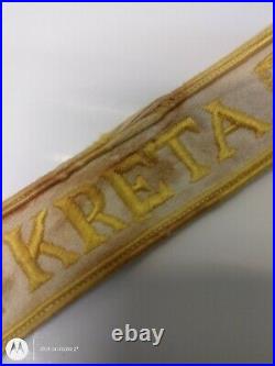 WW2 German Kreta cuff title period original tunic removed FJ luftwaffe