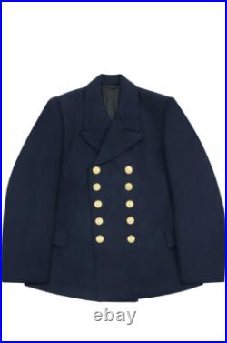 WW2 German Kriegsmarine EM navy blue wool PEA tunic jacket
