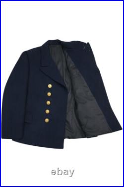 WW2 German Kriegsmarine EM navy blue wool PEA tunic jacket