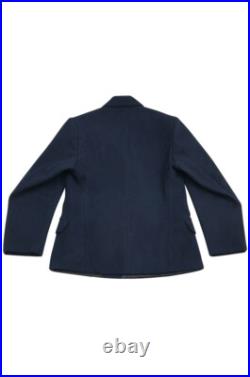 WW2 German Kriegsmarine EM navy blue wool PEA tunic jacket