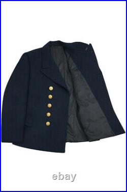 WW2 German Kriegsmarine EM navy blue wool PEA tunic jacket M