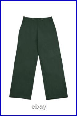 WW2 German Kriegsmarine Green HBT Drill trousers Klapphose
