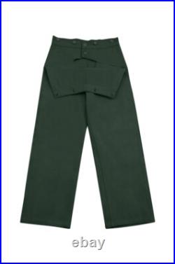 WW2 German Kriegsmarine Green HBT Drill trousers Klapphose