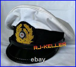 WW2 German Kriegsmarine Navy Naval Military Junior Officers Visor Hat Cap Sz 58