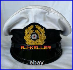 WW2 German Kriegsmarine Navy Naval Military Junior Officers Visor Hat Cap Sz 58