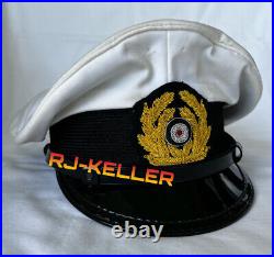 WW2 German Kriegsmarine Navy Naval Military Junior Officers Visor Hat Cap Sz 58