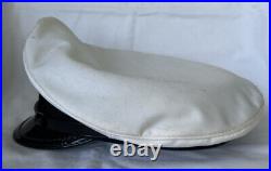 WW2 German Kriegsmarine Navy Naval Military Junior Officers Visor Hat Cap Sz 58