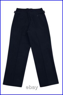 WW2 German Kriegsmarine Officer/General Navy Blue Wool Straight Trousers WW2 German Kriegsmarine Officer/General Navy Blue Wool Straight Trousers