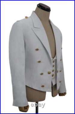 WW2 German Kriegsmarine Officers White Gabardine Mess Dress & Vest