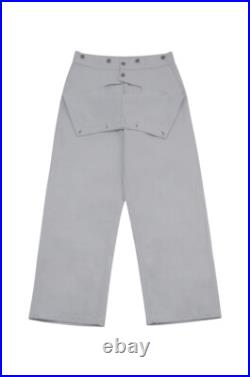 WW2 German Kriegsmarine White Cotton EM trousers Klapphose