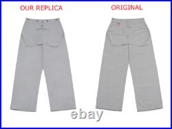 WW2 German Kriegsmarine White Cotton EM trousers Klapphose