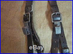 WW2 German Leather Y Straps